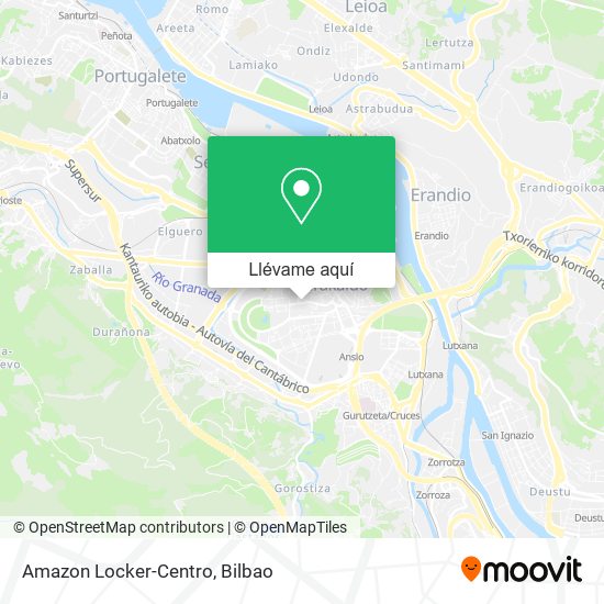 Mapa Amazon Locker-Centro