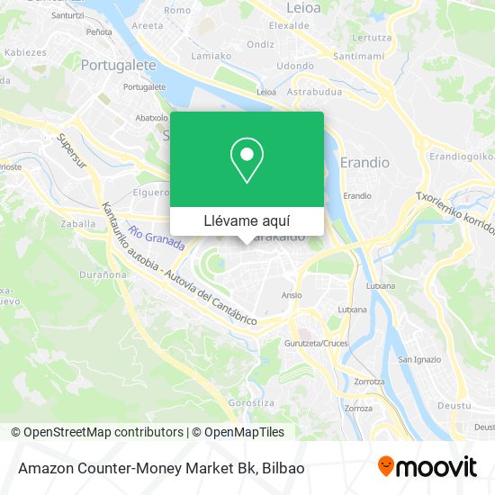 Mapa Amazon Counter-Money Market Bk