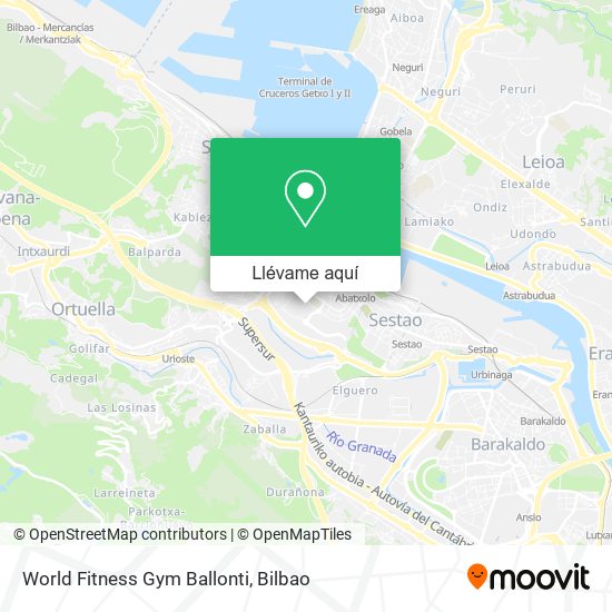 Mapa World Fitness Gym Ballonti