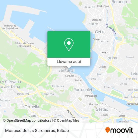 Mapa Mosaico de las Sardineras