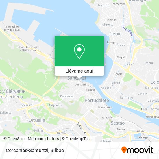 Mapa Cercanías-Santurtzi