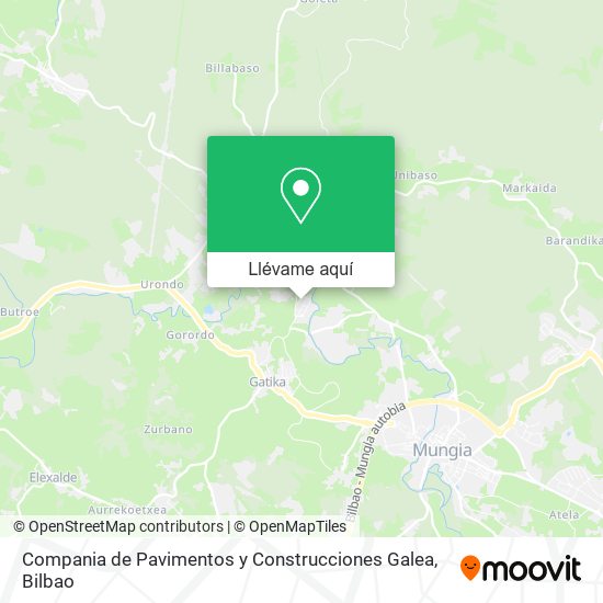 Mapa Compania de Pavimentos y Construcciones Galea