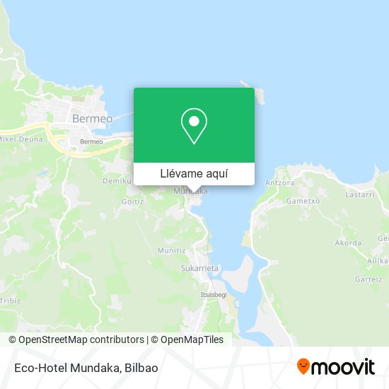 Mapa Eco-Hotel Mundaka