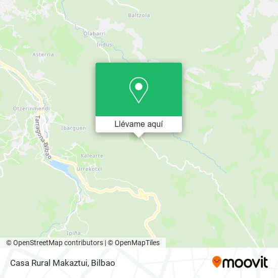 Mapa Casa Rural Makaztui