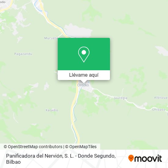 Mapa Panificadora del Nervión, S. L. - Donde Segundo