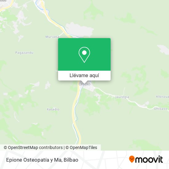 Mapa Epione Osteopatía y Ma