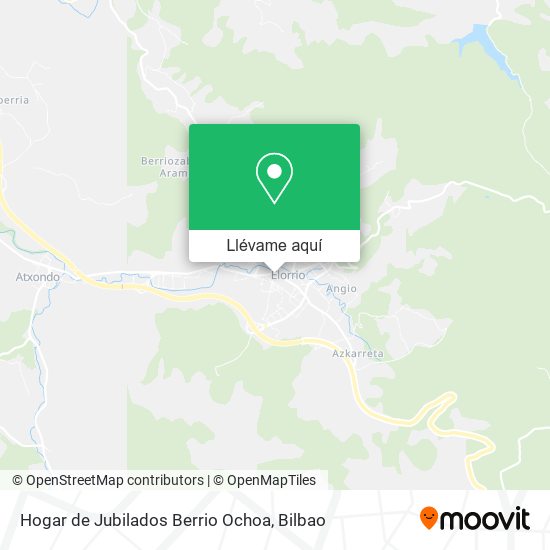 Mapa Hogar de Jubilados Berrio Ochoa