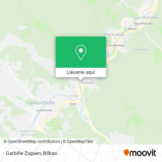 Mapa Garbiñe Zugaen