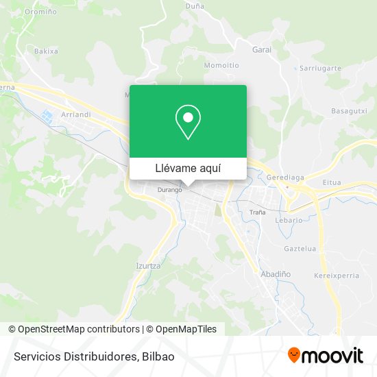 Mapa Servicios Distribuidores