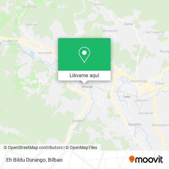 Mapa Eh Bildu Durango