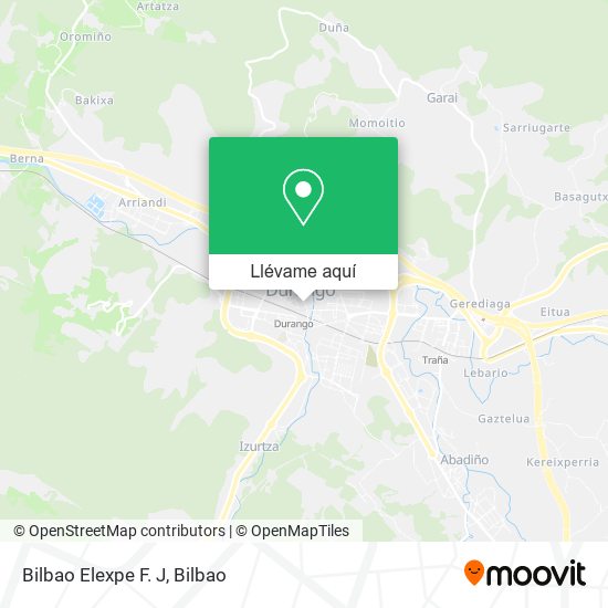 Mapa Bilbao Elexpe F. J