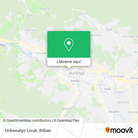 Mapa Uribesalgo Lorak