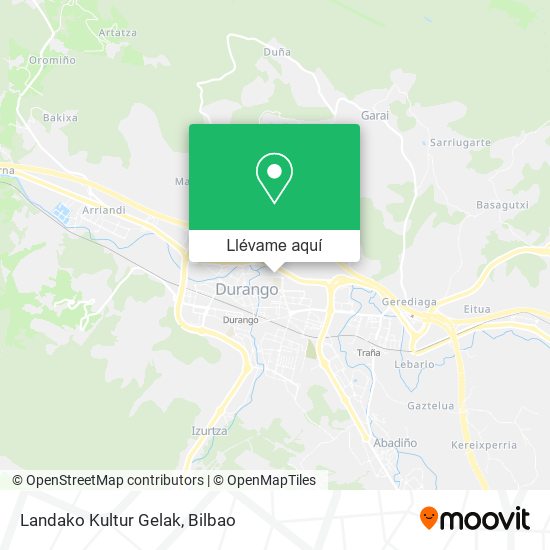 Mapa Landako Kultur Gelak