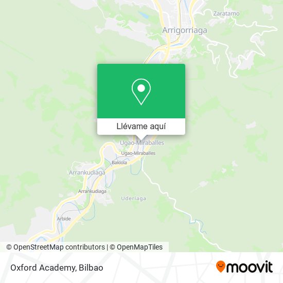 Mapa Oxford Academy