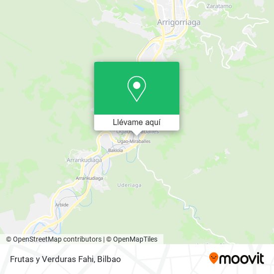 Mapa Frutas y Verduras Fahi