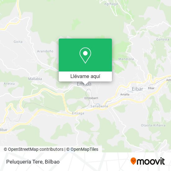 Mapa Peluquería Tere