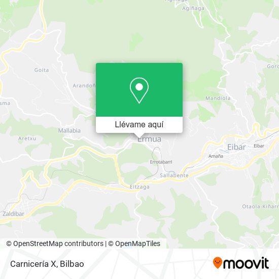 Mapa Carnicería X