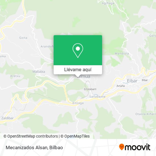Mapa Mecanizados Alsan