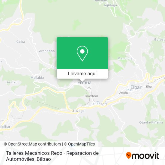 Mapa Talleres Mecanicos Reco - Reparacion de Automóviles