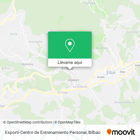 Mapa Esporti-Centro de Entrenamiento Personal