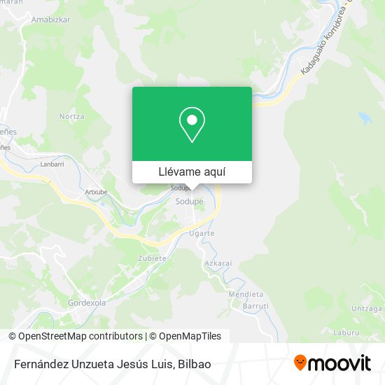 Mapa Fernández Unzueta Jesús Luis