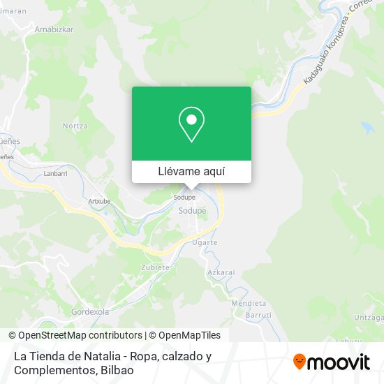 Mapa La Tienda de Natalia - Ropa, calzado y Complementos