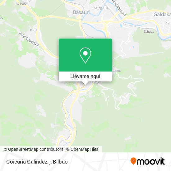 Mapa Goicuria Galindez, j