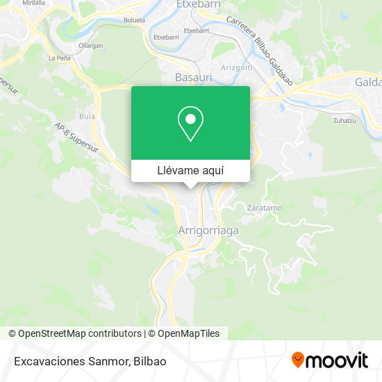 Mapa Excavaciones Sanmor