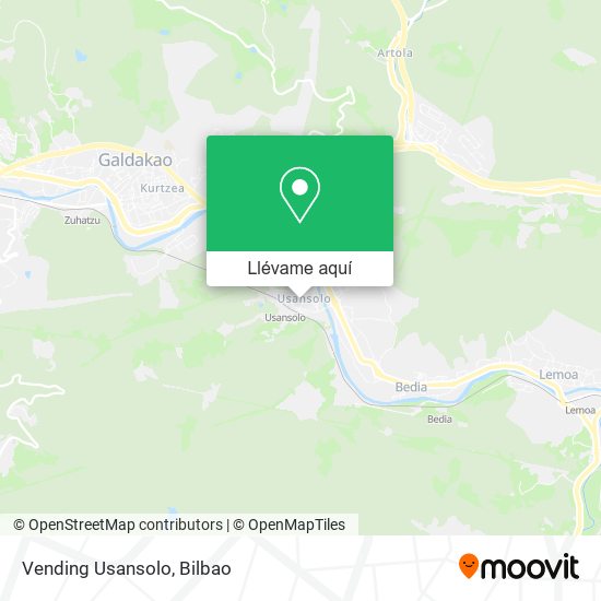 Mapa Vending Usansolo