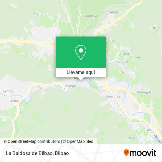 Mapa La Baldosa de Bilbao