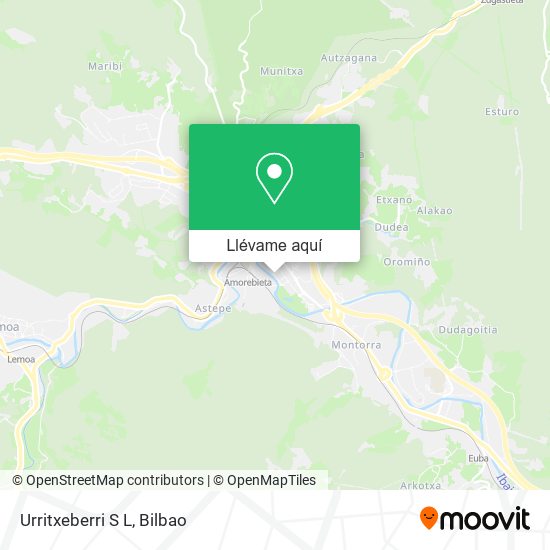 Mapa Urritxeberri S L