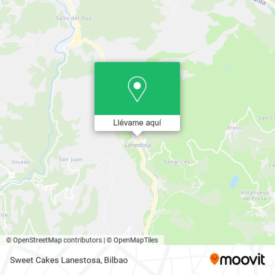 Mapa Sweet Cakes Lanestosa