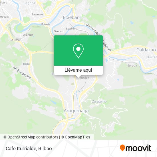 Mapa Café Iturrialde