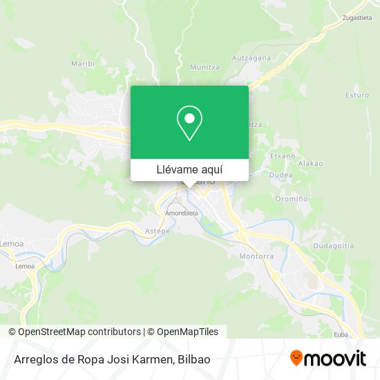 Mapa Arreglos de Ropa Josi Karmen