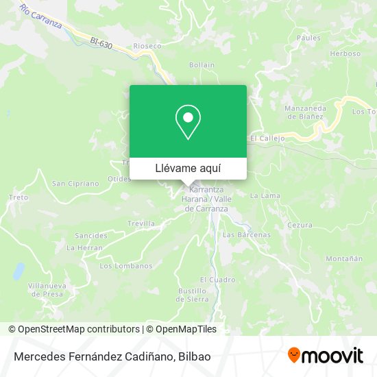 Mapa Mercedes Fernández Cadiñano