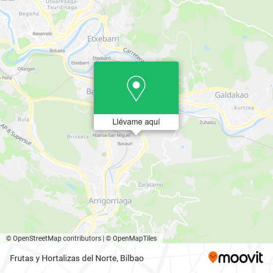 Mapa Frutas y Hortalizas del Norte