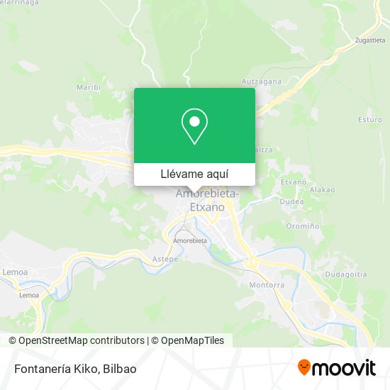 Mapa Fontanería Kiko