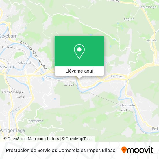 Mapa Prestación de Servicios Comerciales Imper