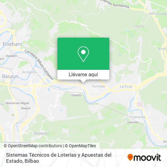 Mapa Sistemas Técnicos de Loterías y Apuestas del Estado