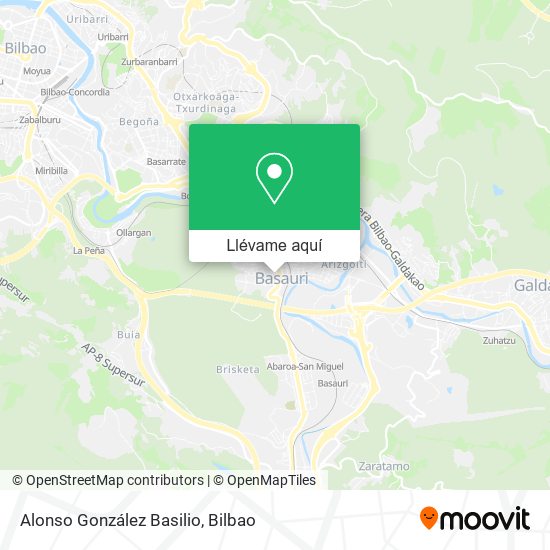 Mapa Alonso González Basilio