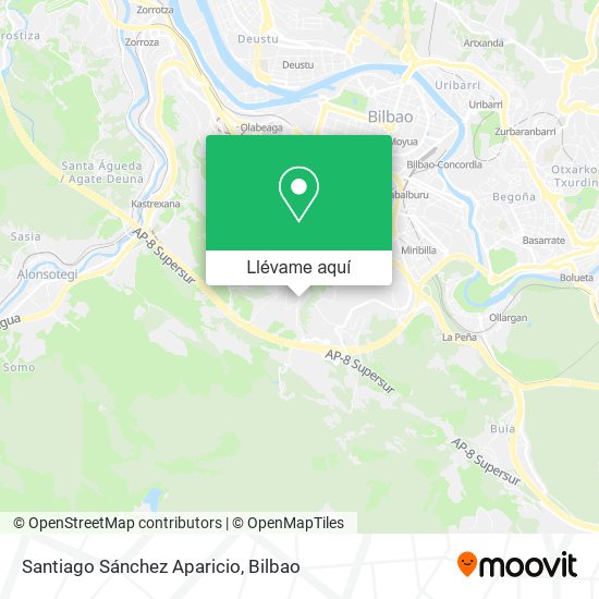 Mapa Santiago Sánchez Aparicio