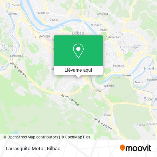 Mapa Larrasquito Motor