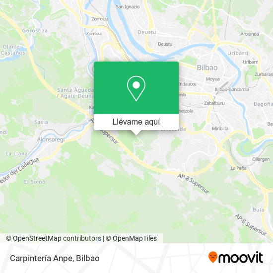 Mapa Carpintería Anpe