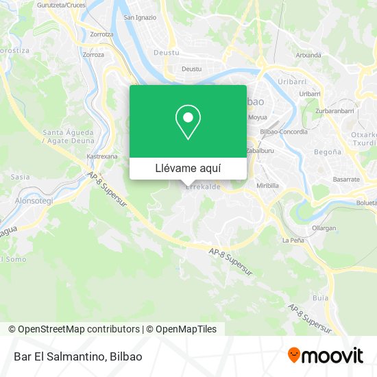 Mapa Bar El Salmantino