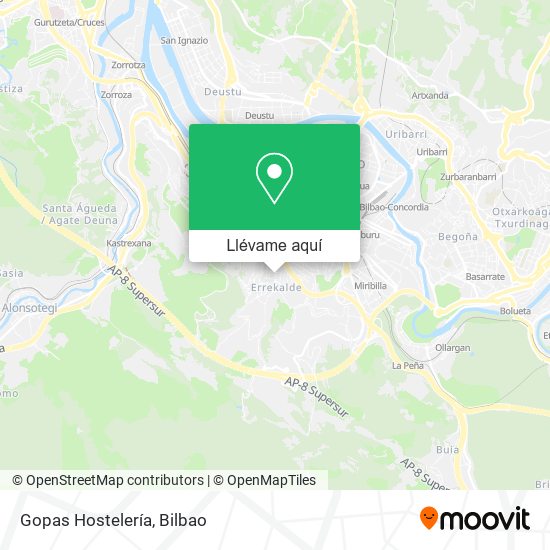 Mapa Gopas Hostelería