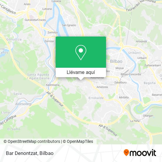 Mapa Bar Denontzat