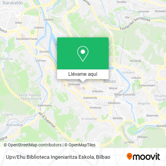 Mapa Upv / Ehu Biblioteca Ingeniaritza Eskola