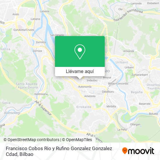 Mapa Francisco Cobos Rio y Rufino Gonzalez Gonzalez Cdad