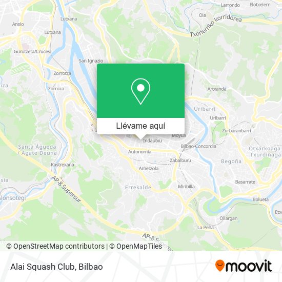 Mapa Alai Squash Club