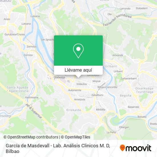 Mapa García de Masdevall - Lab. Análisis Clinicos M. D